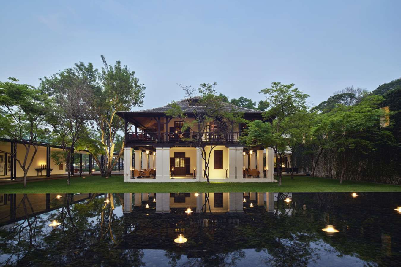 The colonial house at Anantara Chiang Mai Resort