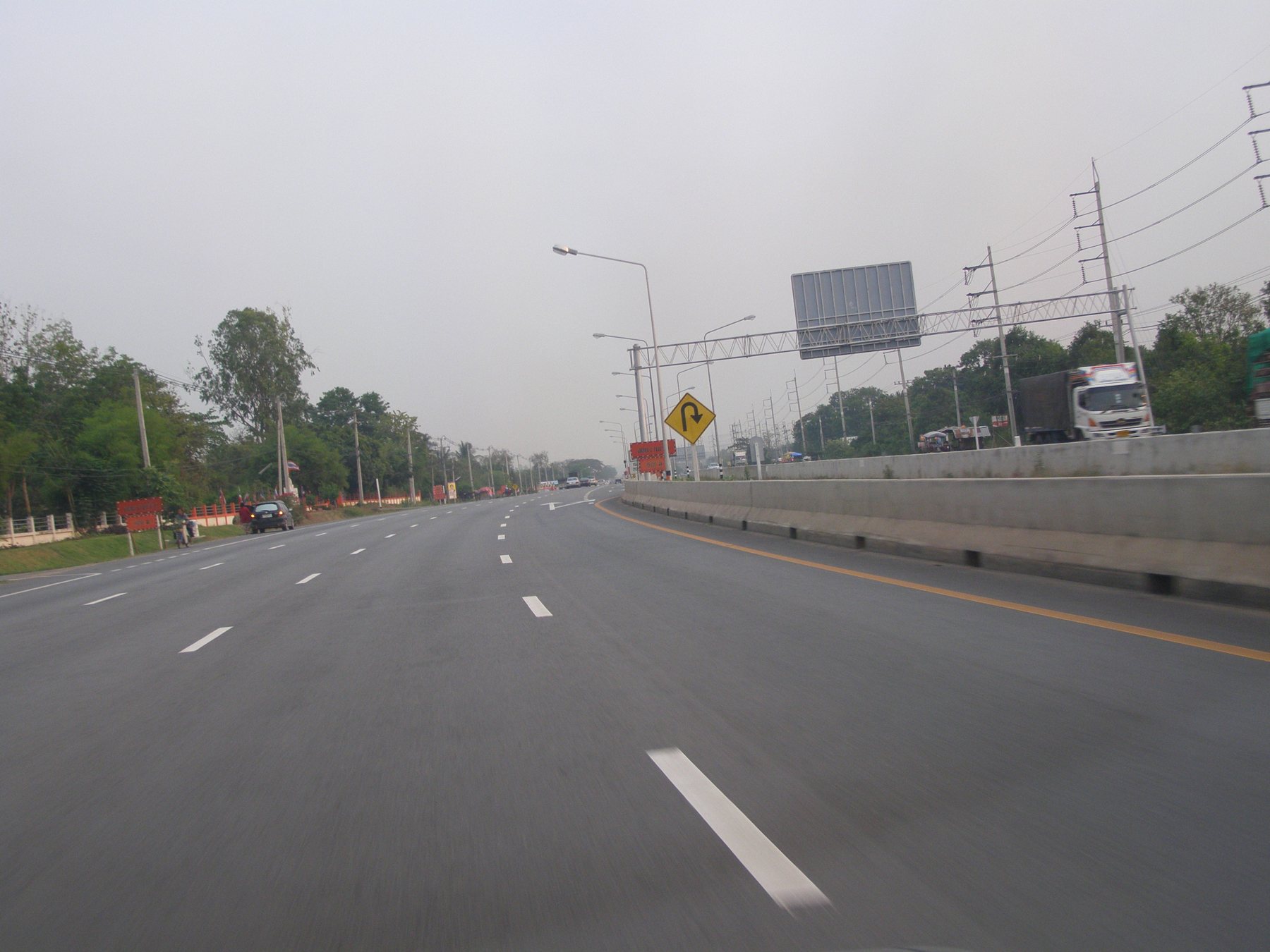 Nakhon Sawan to Bangkok road