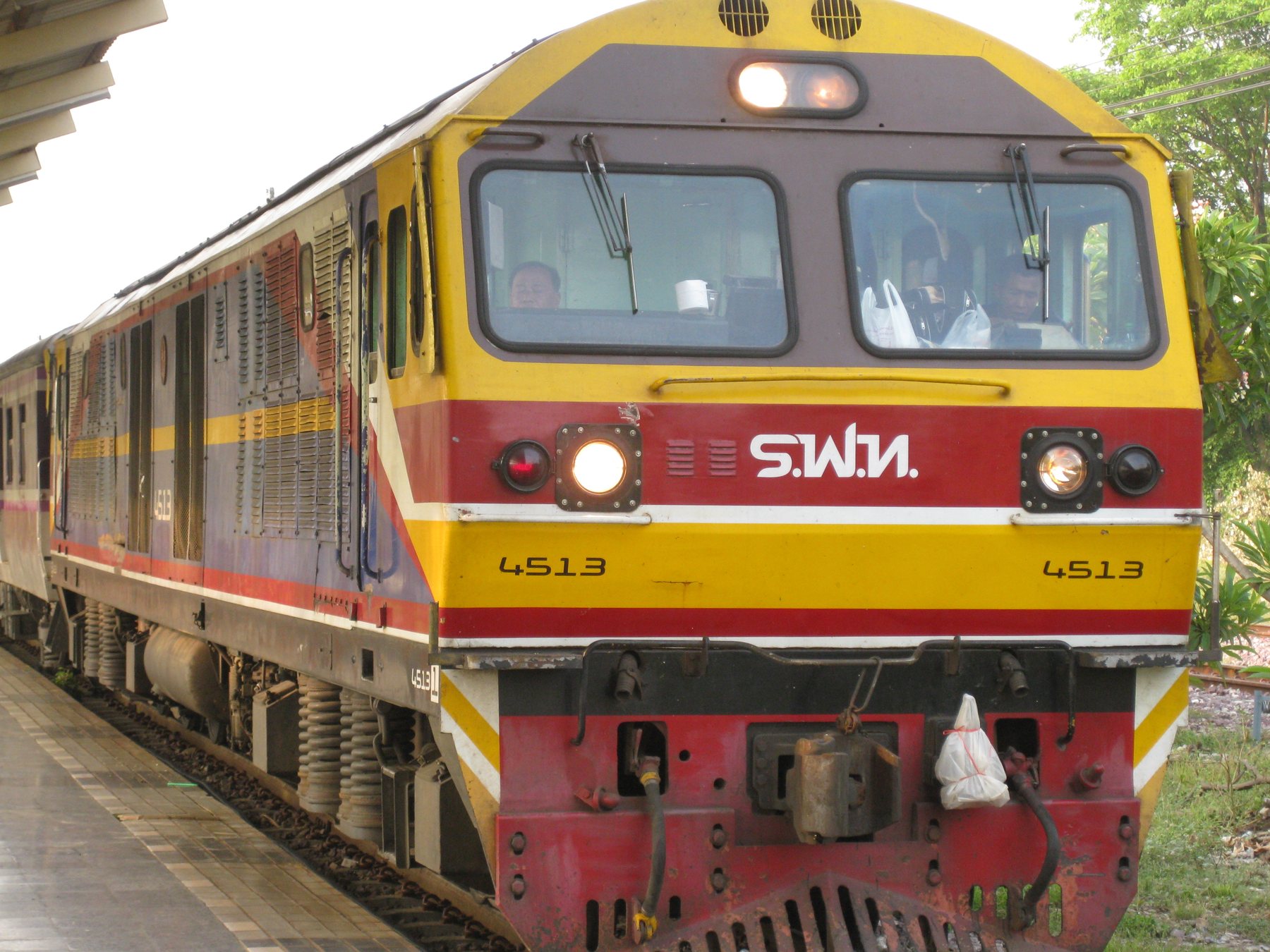 Overnight express train from Chiang Mai to Bangkok