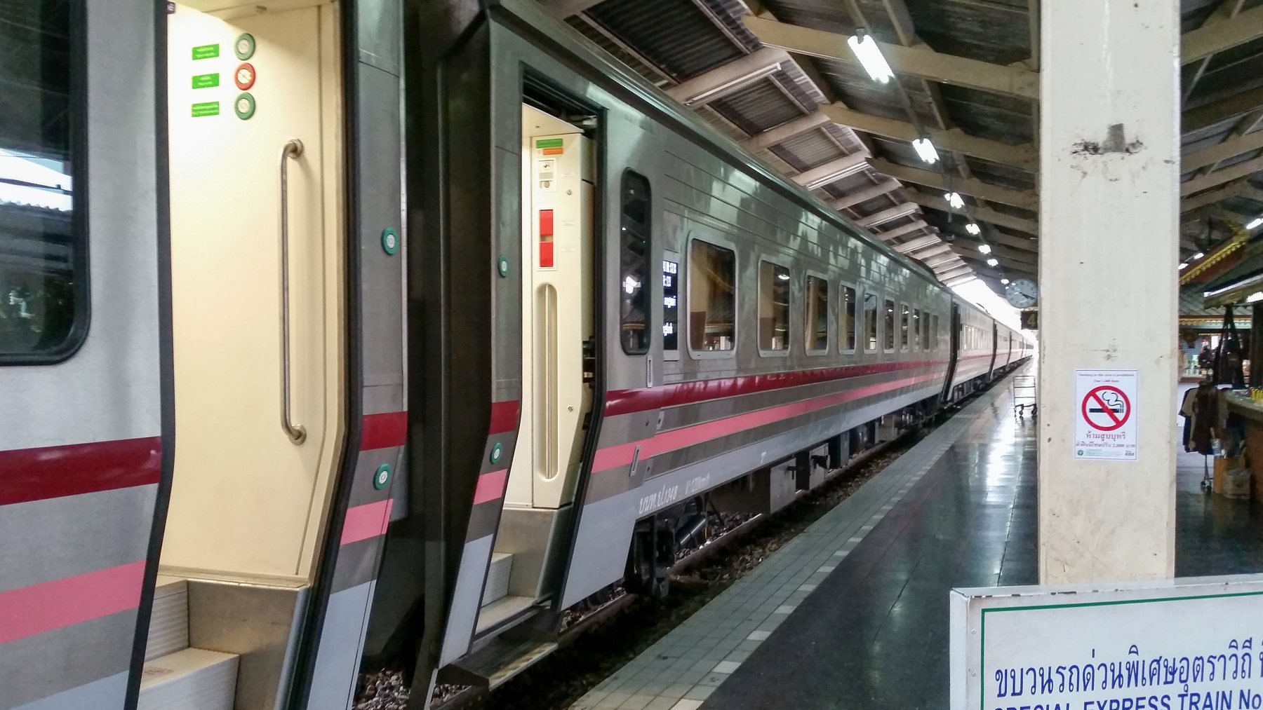 Sleeping car at Chiang Mai train station