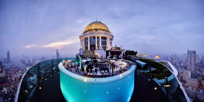 Sky Bar at Lebua Bangkok rooftop dome