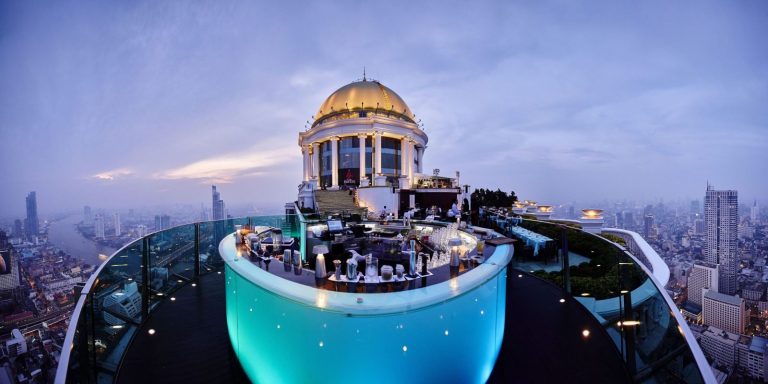 Sky Bar at Lebua Bangkok rooftop dome