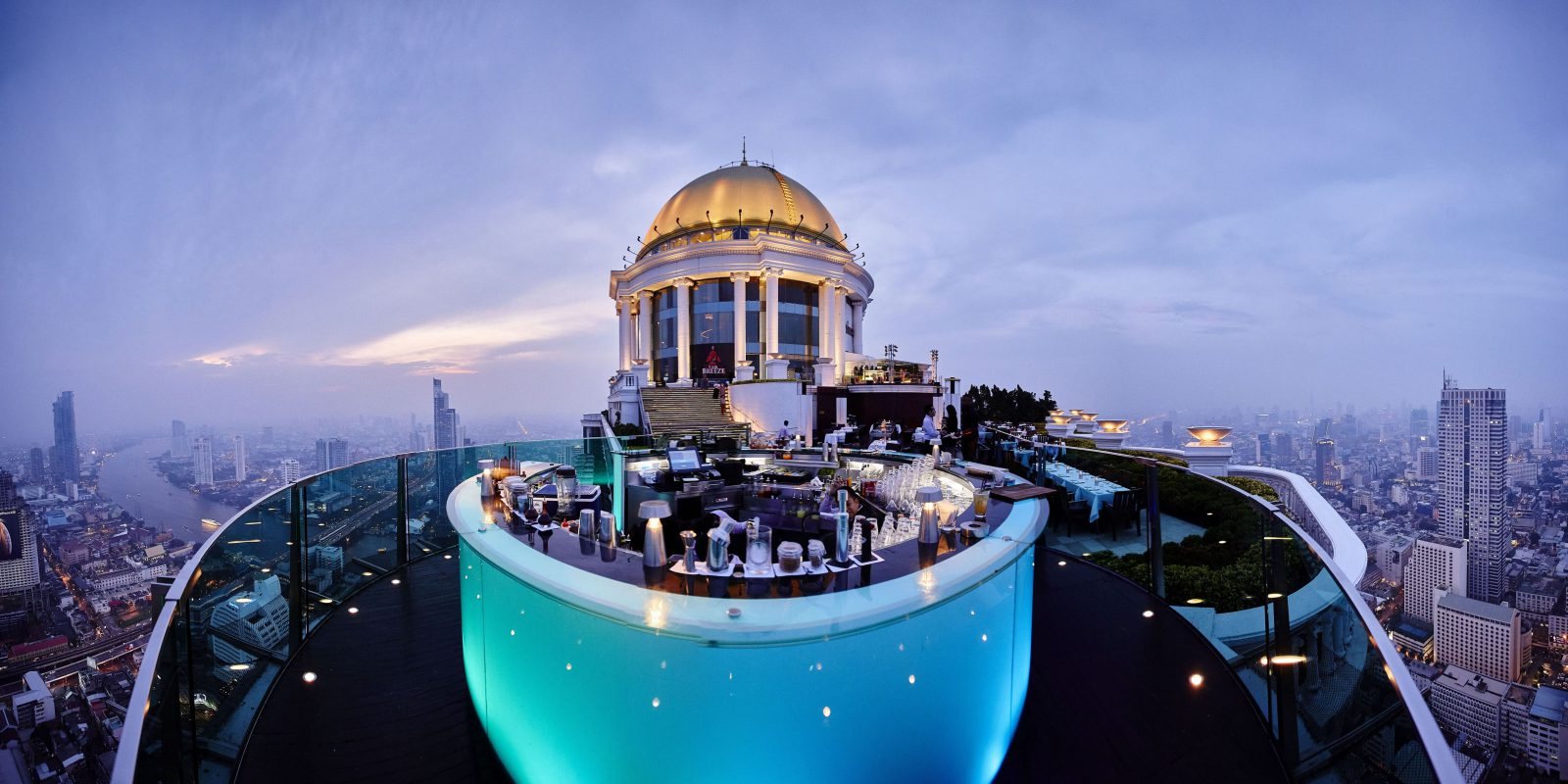 Sky Bar at Lebua Bangkok rooftop dome