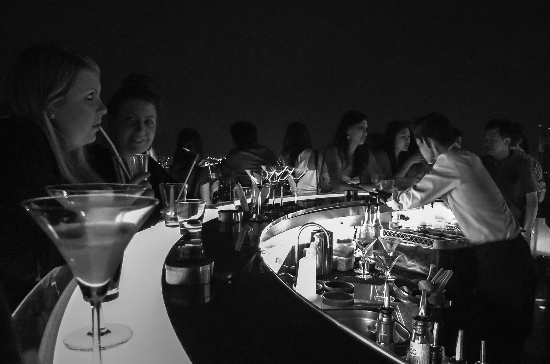 Vertigo rooftop bar in Bangkok