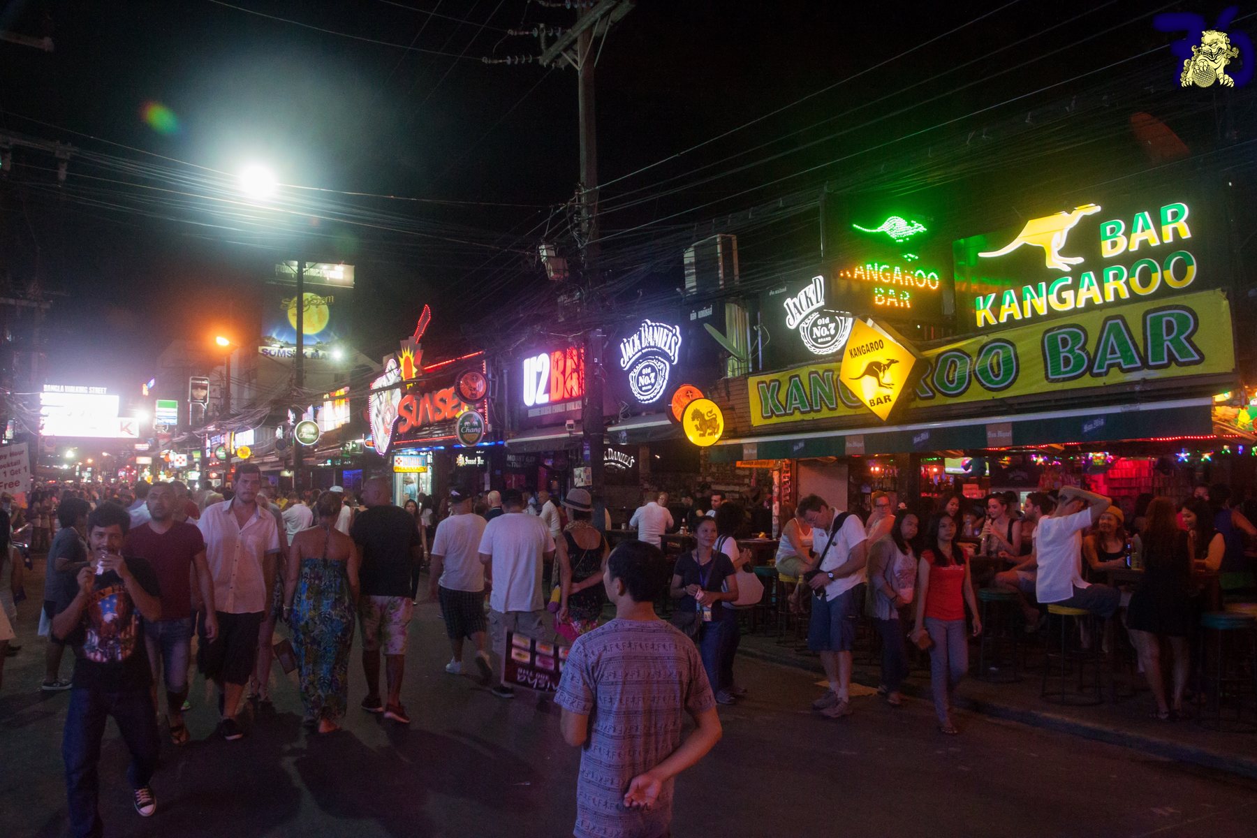 Bars on Bangla Road in Patong Thailand