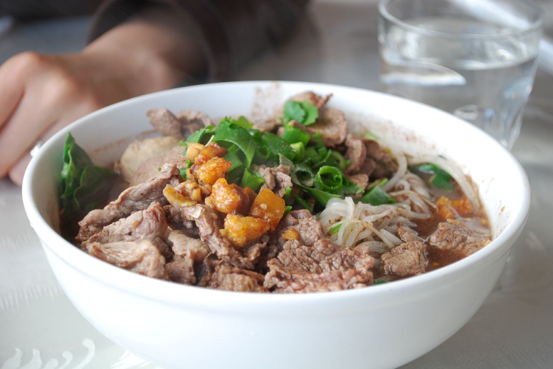 Thai boat noodles