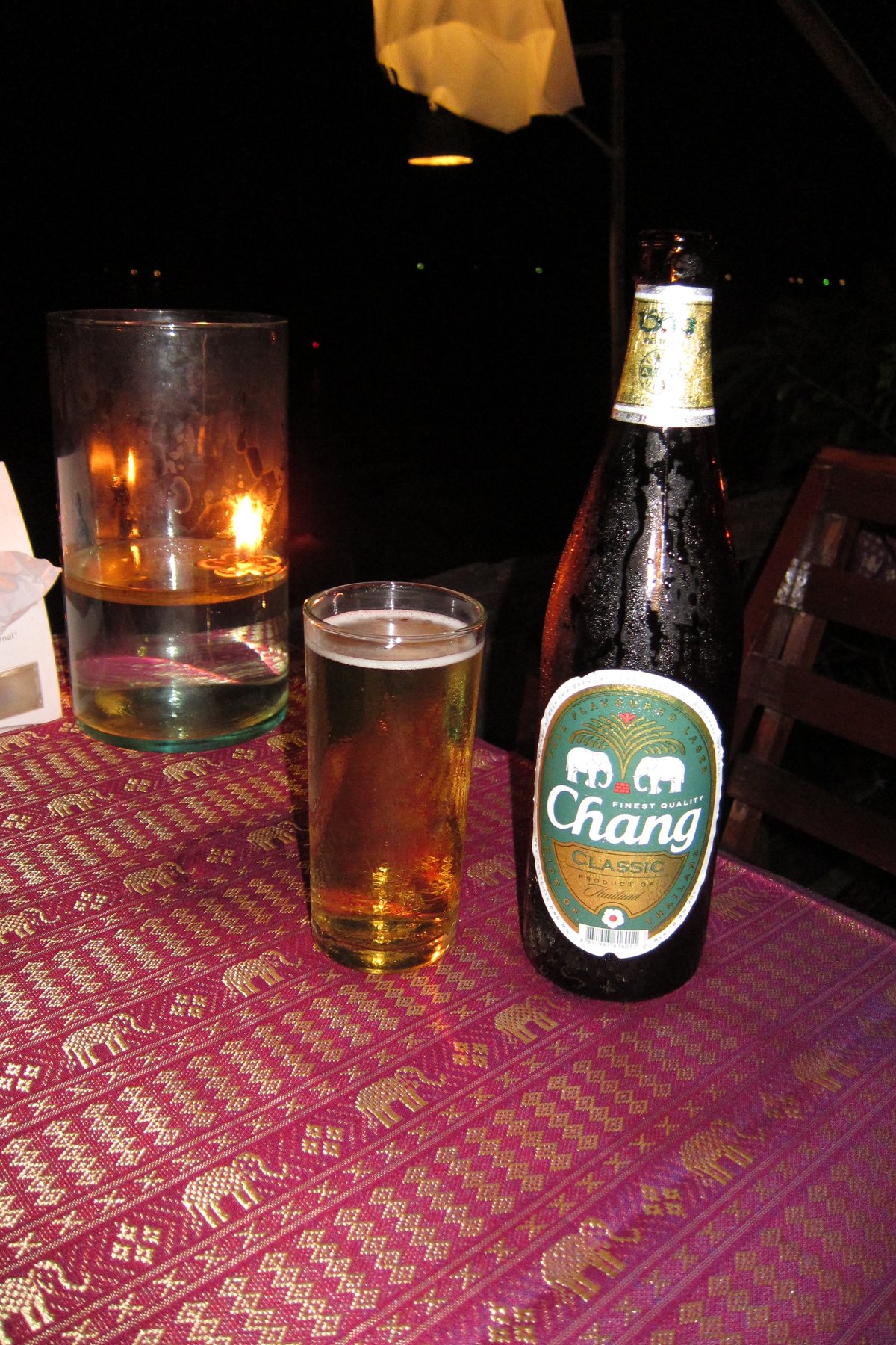 Chang beer in Thailand