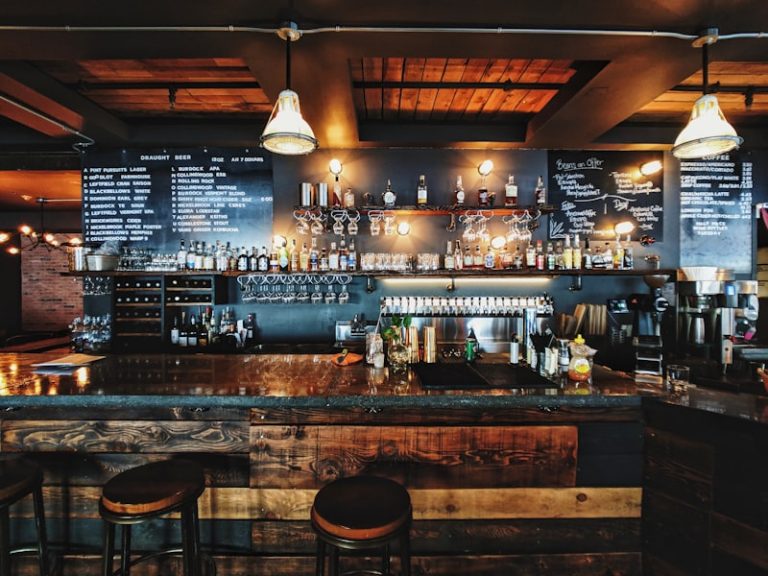 Fine dining restaurant interior in Thailand