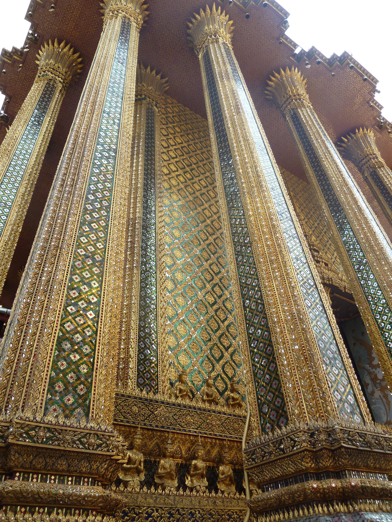 Temple architecture at the Grand Palace Bangkok