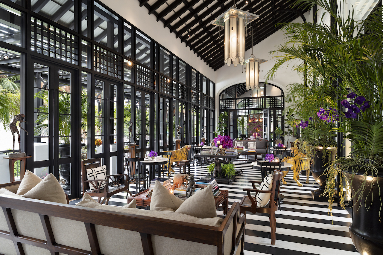The Siam Bangkok riverside conservatory lounge