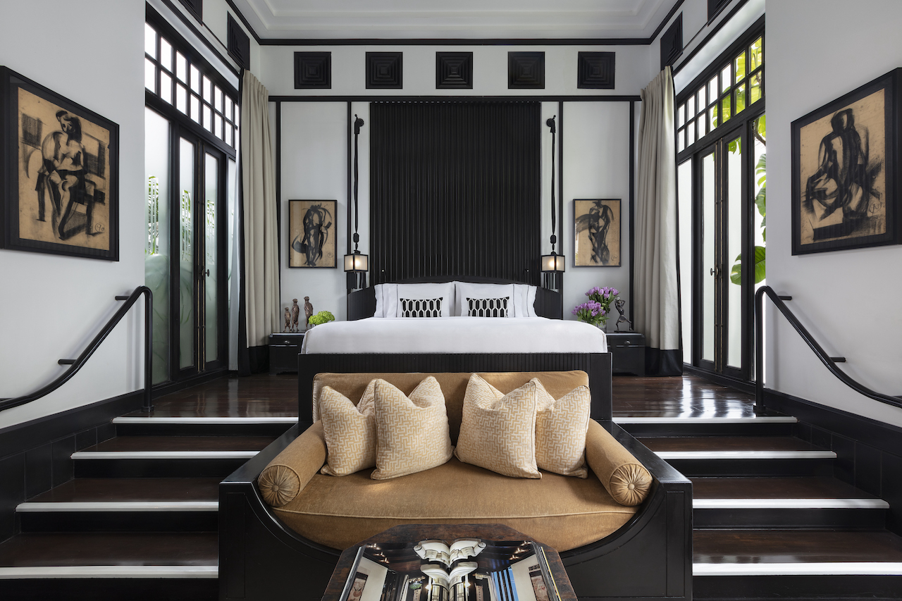 Pool villa bedroom at The Siam Bangkok