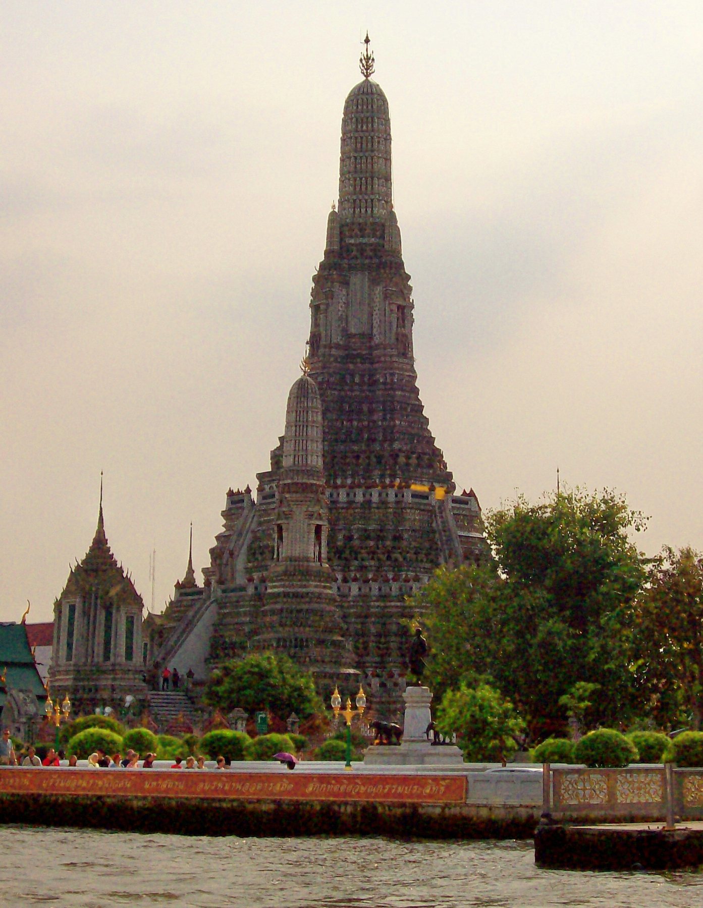 Wat Arun temple spire in Bangkok