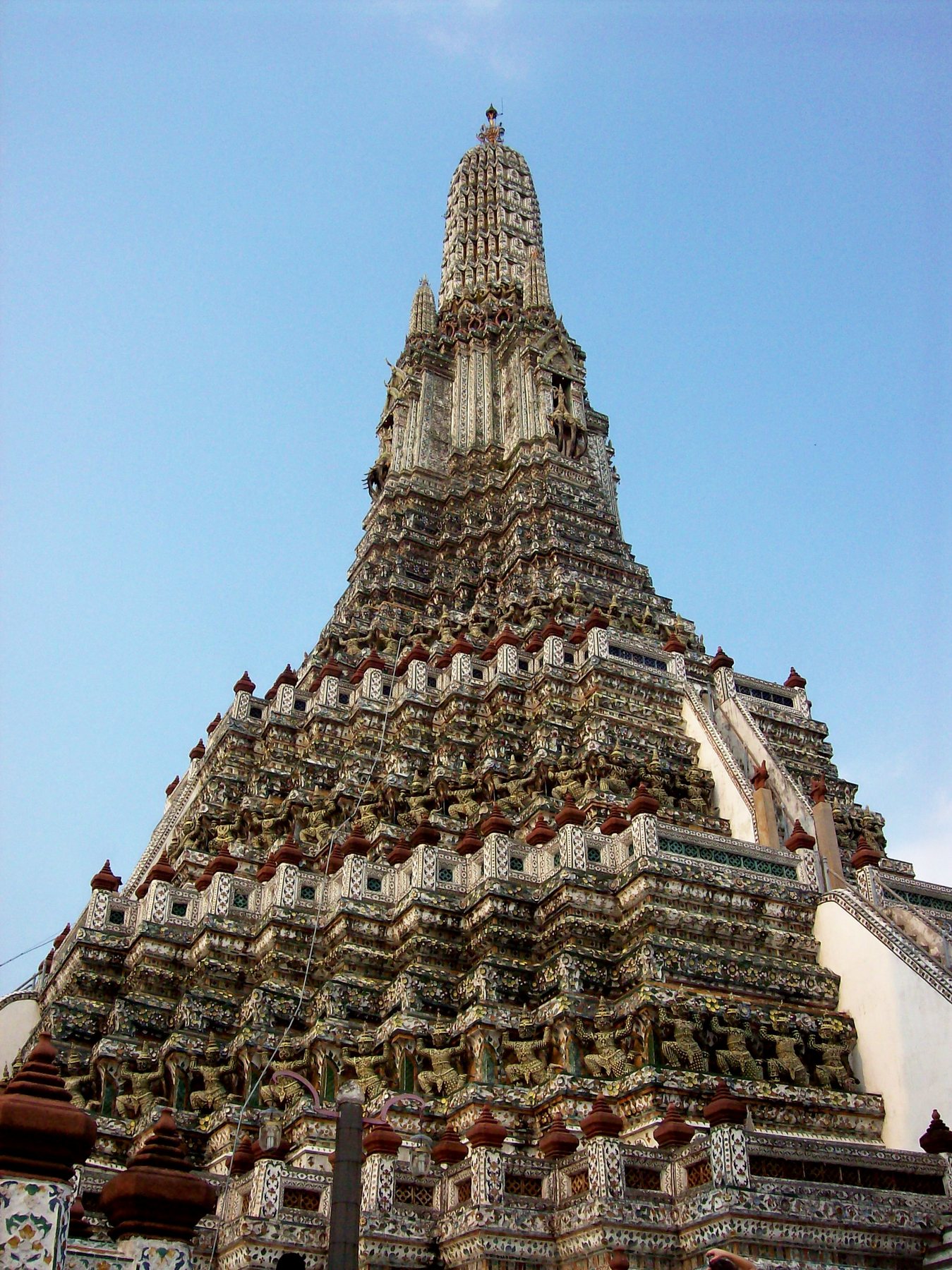 Wat Arun temple details in Bangkok