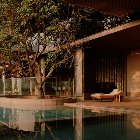 Swimming pool at Aman Nai Lert Bangkok