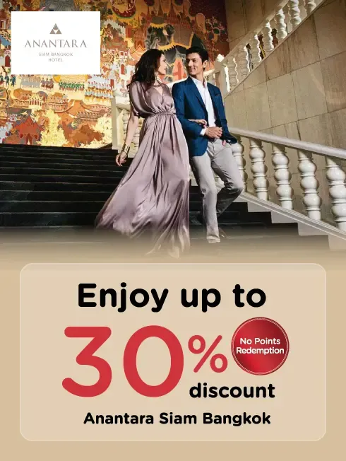 Anantara Siam Bangkok KTC dining promotion artwork