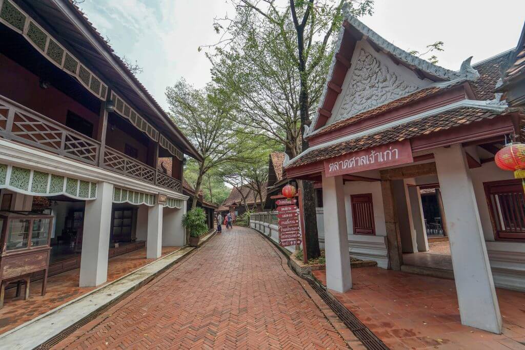 The Old Market Town at Ancient City Samut Prakan