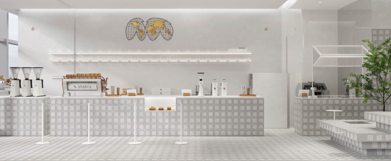 % Arabica Bangkok CentralWorld shop design