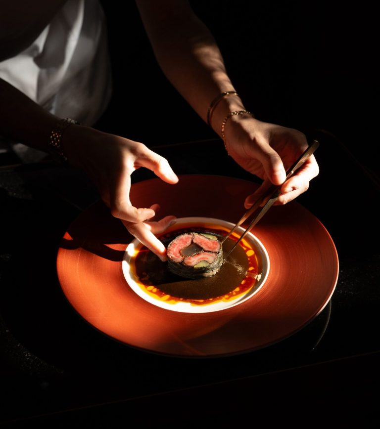 Creative Thai dish at Baan Tepa Bangkok