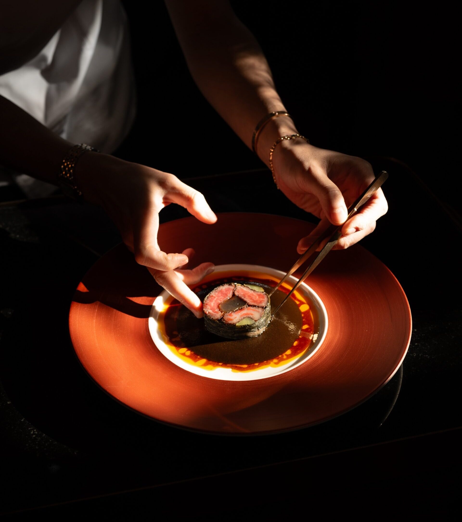Creative Thai dish at Baan Tepa Bangkok