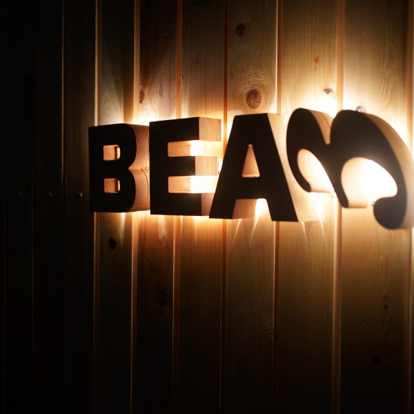 Bar area at BEAMCUBE Bangkok