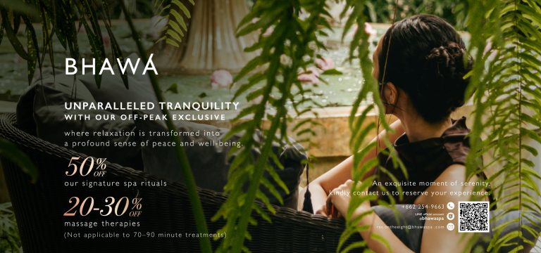 Treatment setting at Bhawa Spa Bangkok
