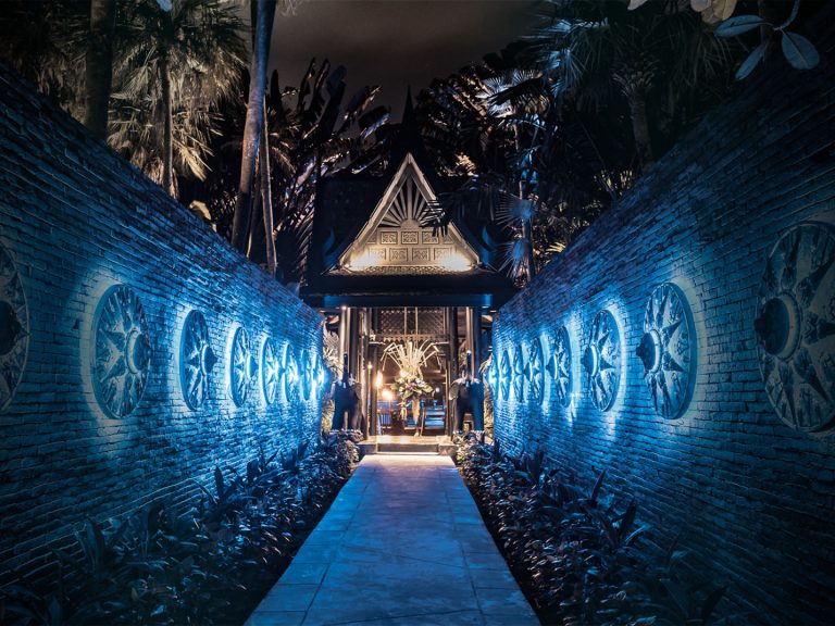 Black Ginger restaurant at The Slate Phuket over the lagoon