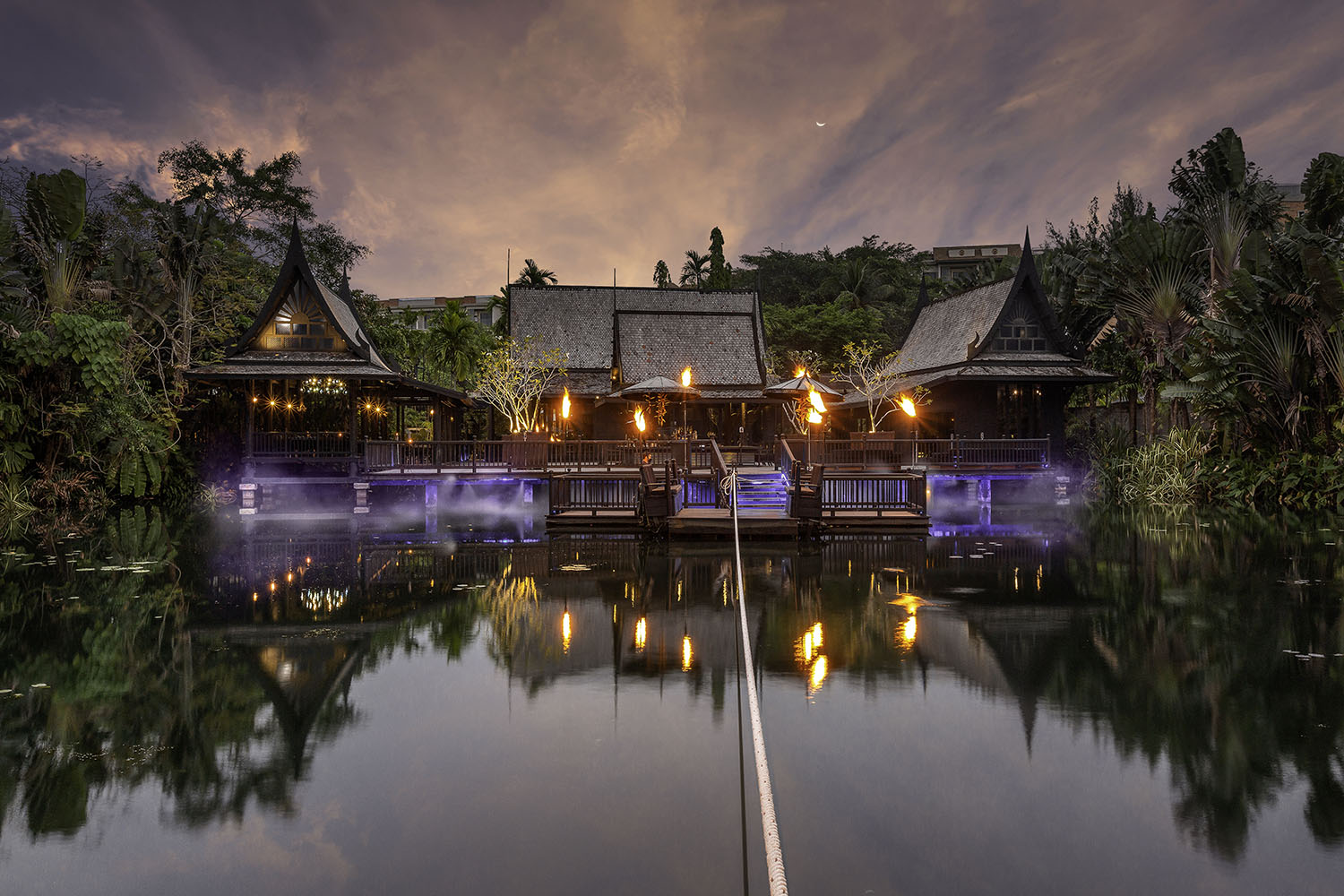 View of Black Ginger at The Slate Phuket from the raft
