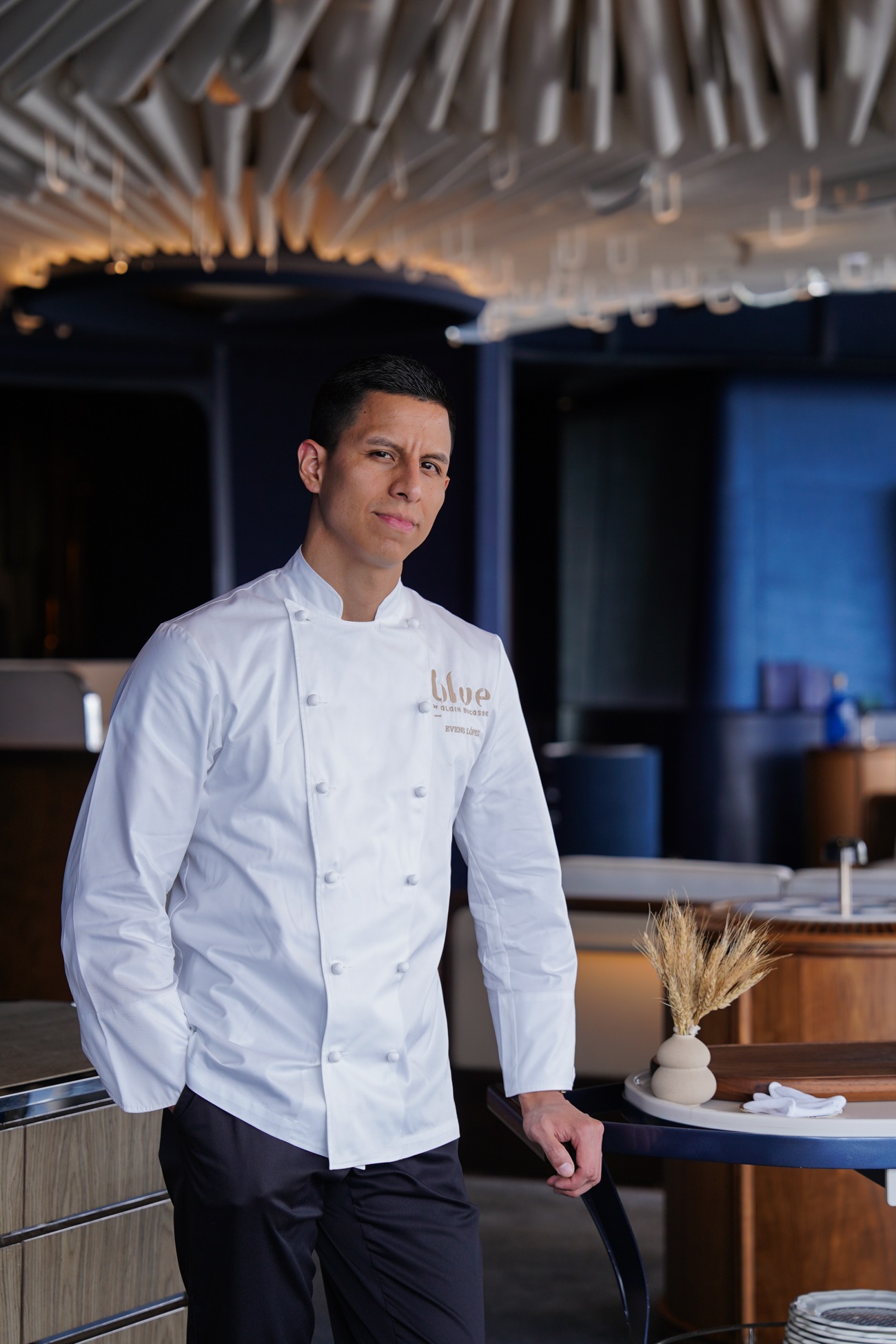 Chef Evens Lopez at Blue by Alain Ducasse Bangkok