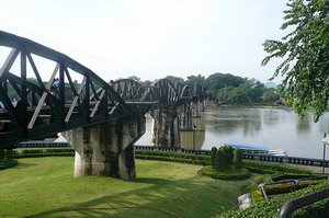 Bridge over the River Kwai in Kanchanaburi