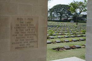 Kanchanaburi War Cemetery near the River Kwai bridge