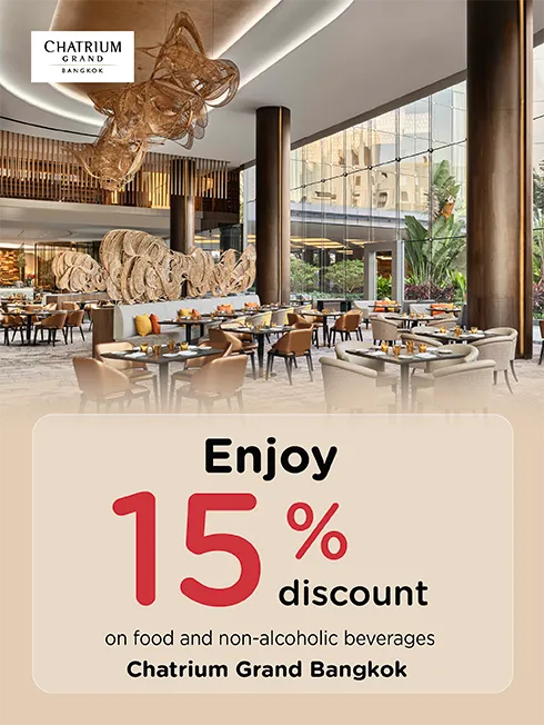 Chatrium Grand Bangkok KTC dining promotion artwork