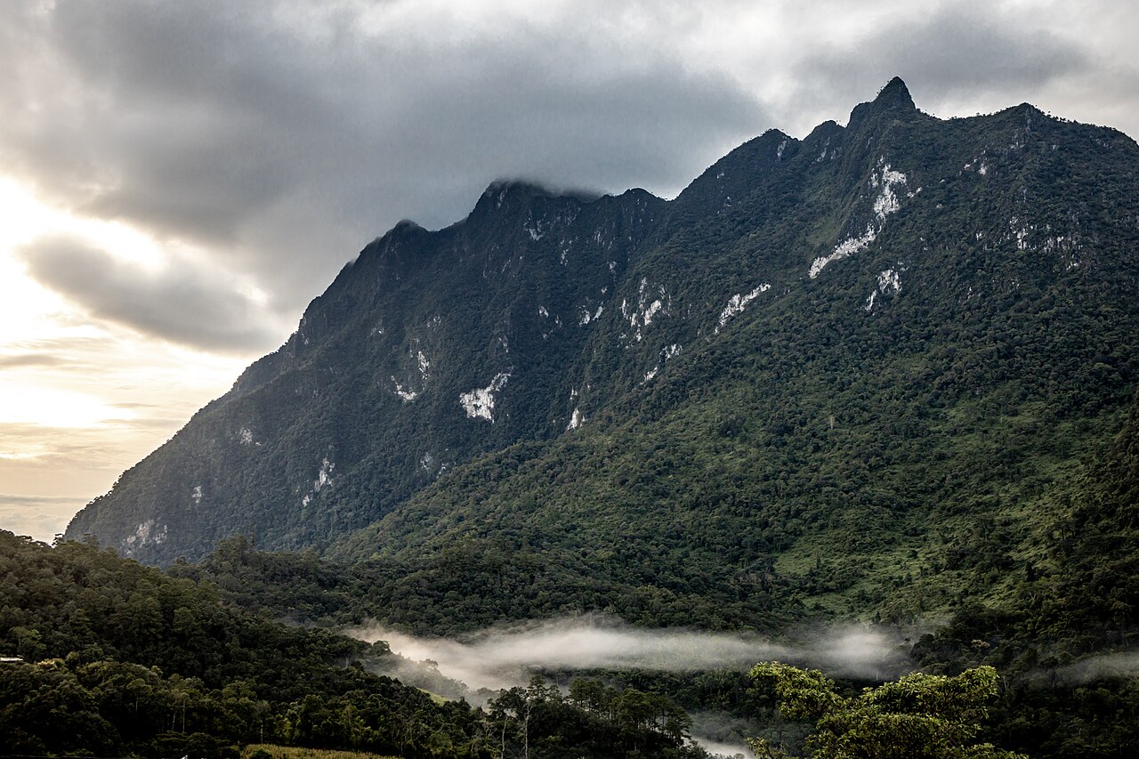 Limestone mountain landscape at Doi Chiang Dao
