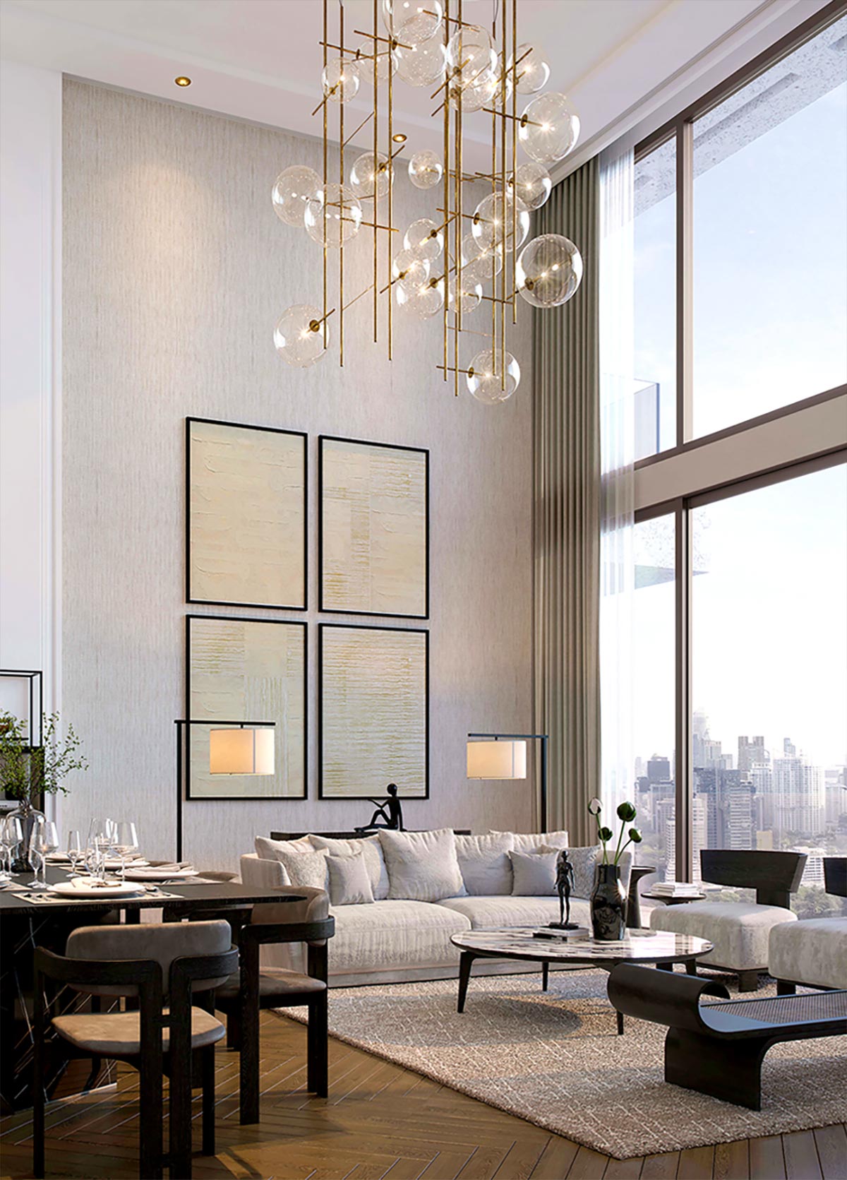 Interior at Dusit Residences Bangkok