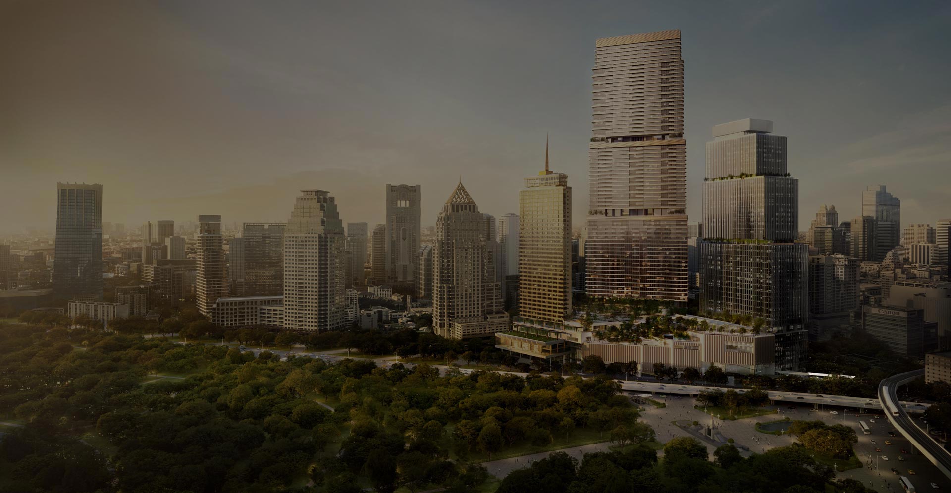 Dusit Central Park residential tower layout