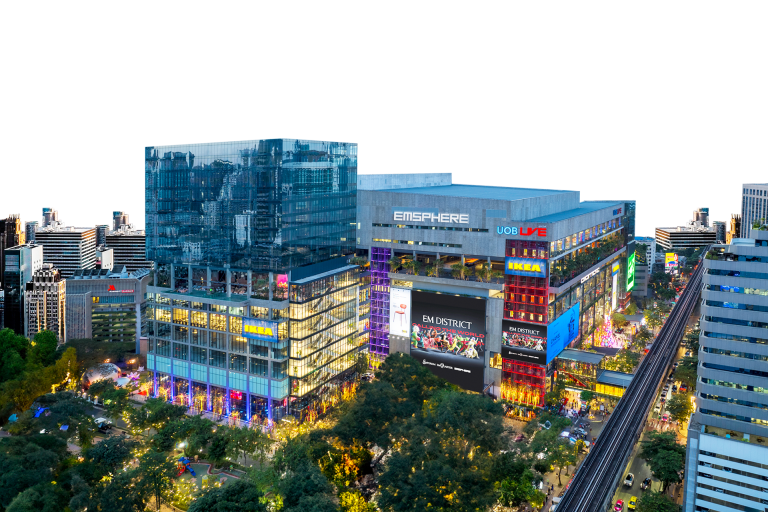 EMSPHERE Bangkok mall exterior in Phrom Phong