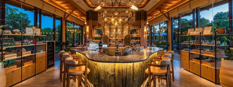 JAMPA Phuket farm-to-table dining setting
