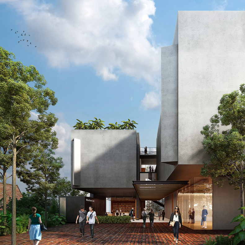 Jim Thompson Art Center near Jim Thompson House