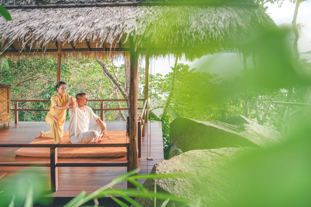Wellness setting at Kamalaya Koh Samui