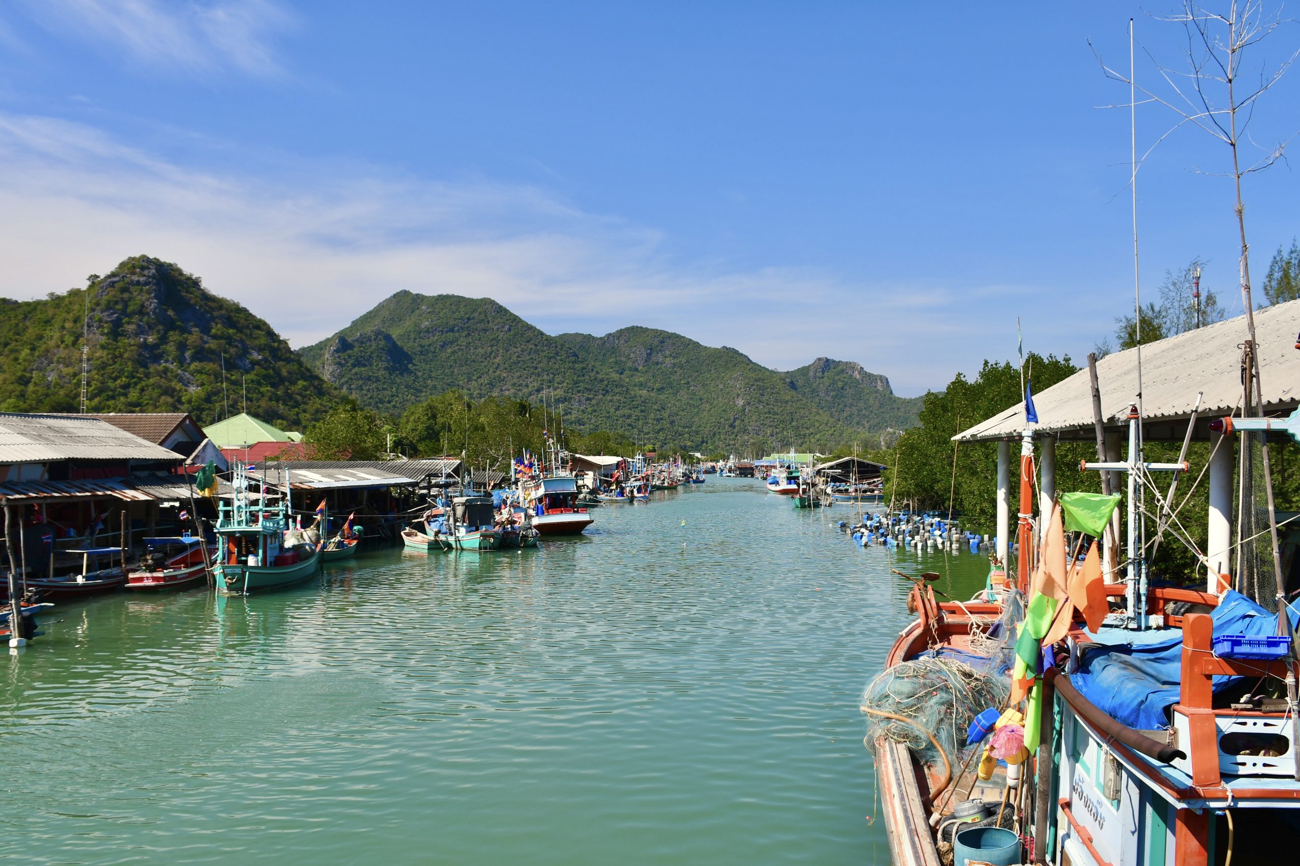 Bang Pu village in Khao Sam Roi Yot National Park