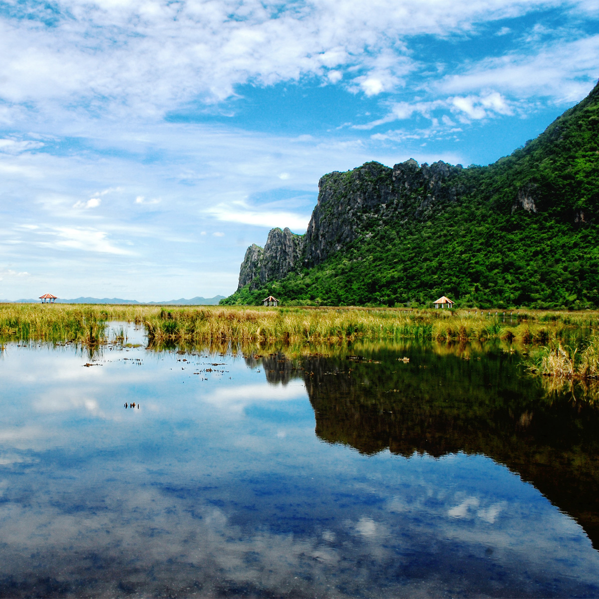 Limestone hills in Khao Sam Roi Yot National Park