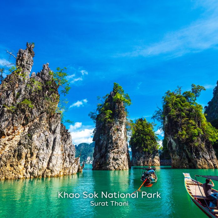Khao Sok National Park scenery in Surat Thani