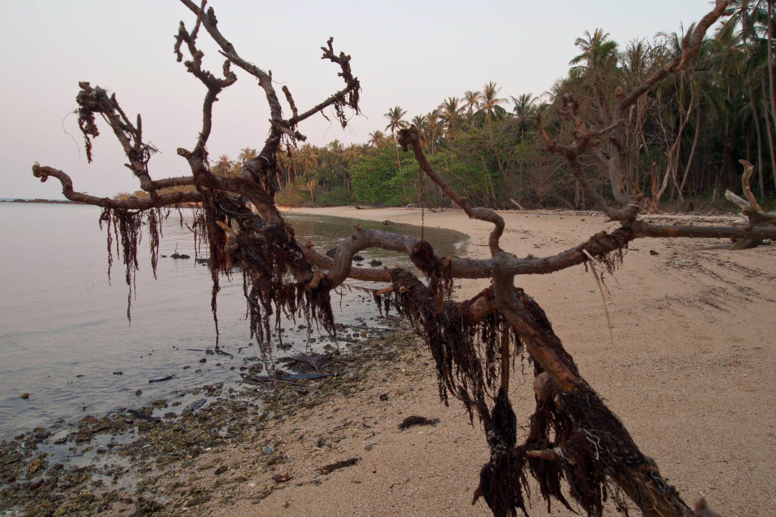 Remote beach on Koh Mak island