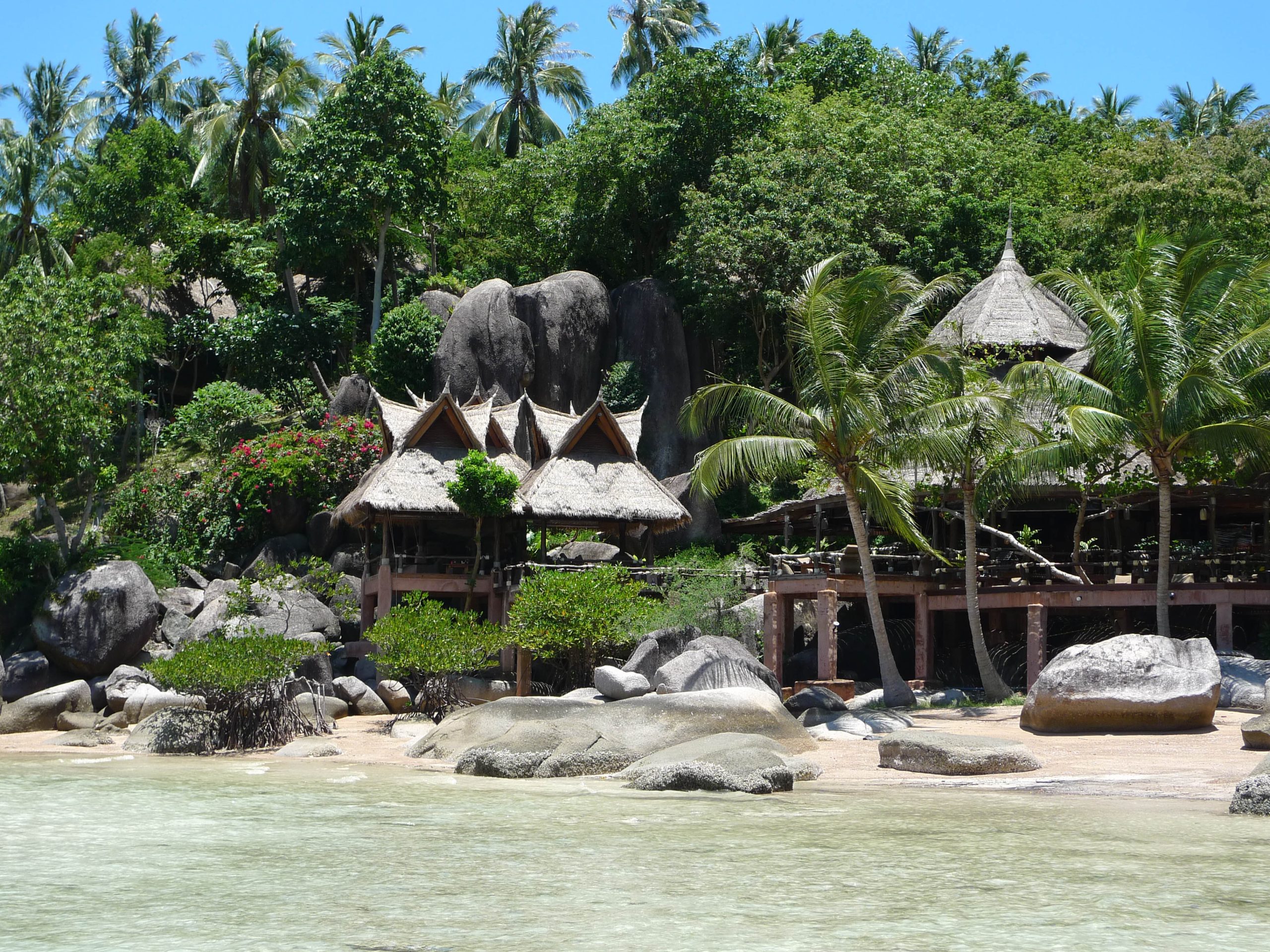 South end of Sairee Beach on Koh Tao