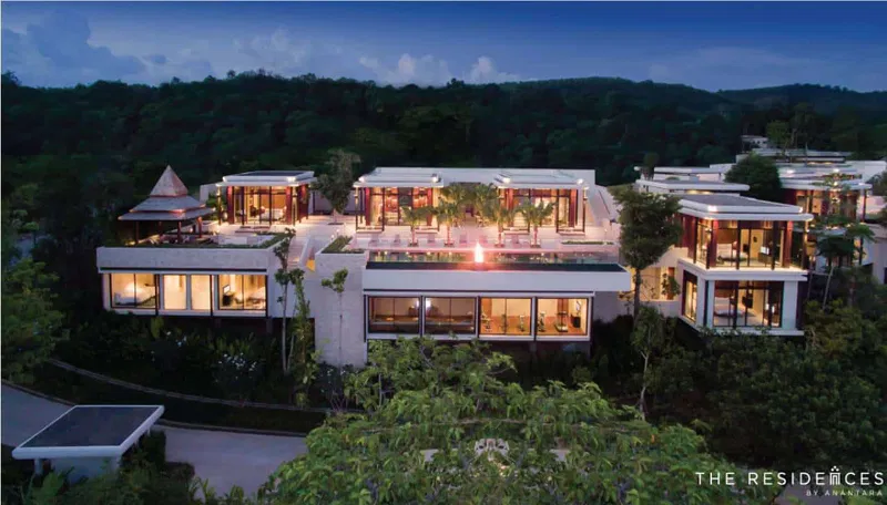 Villa exterior at Layan Residences by Anantara