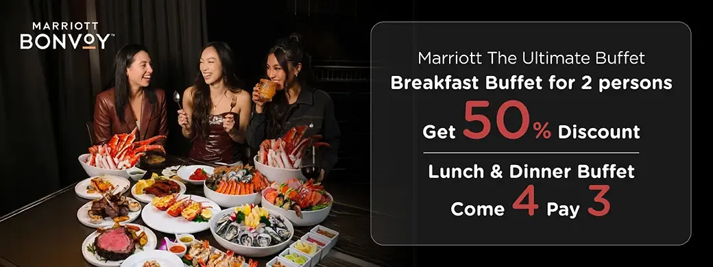 Marriott Ultimate Buffet KTC promotion artwork