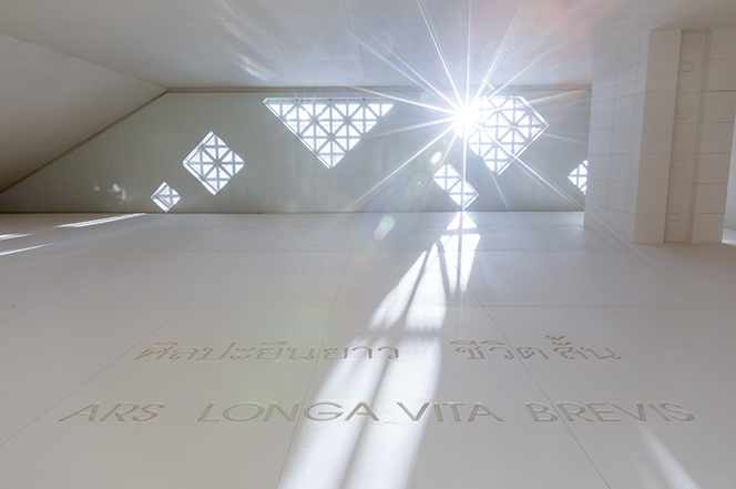 Gallery space inside MOCA Bangkok