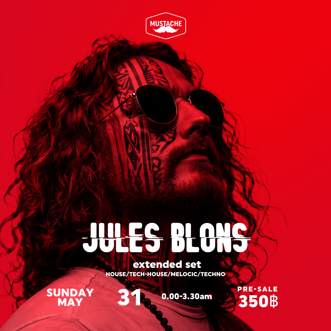 Mustache Bangkok event listing artwork