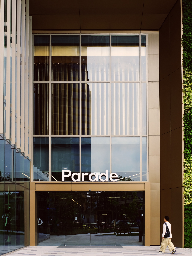 Parade retail zone at One Bangkok