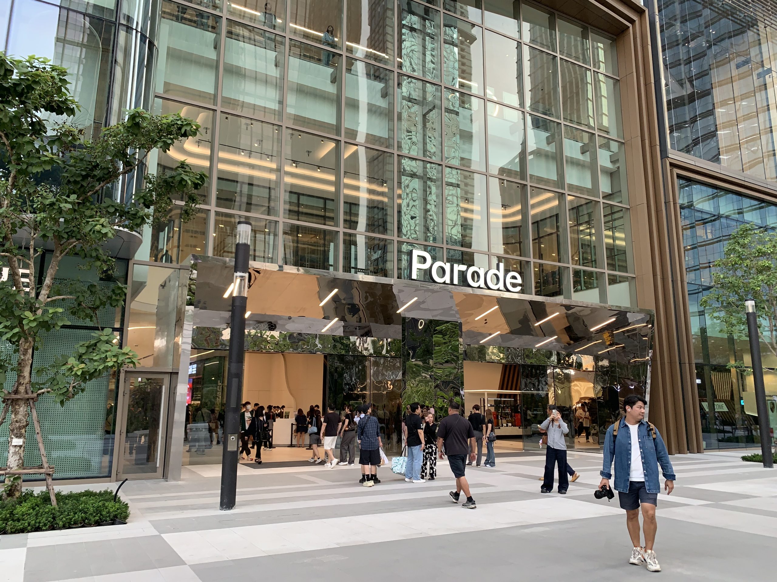 Interior of Parade retail area at One Bangkok