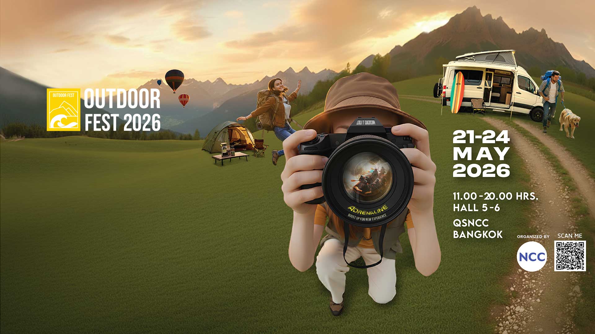 Outdoor Fest 2026 official organiser artwork
